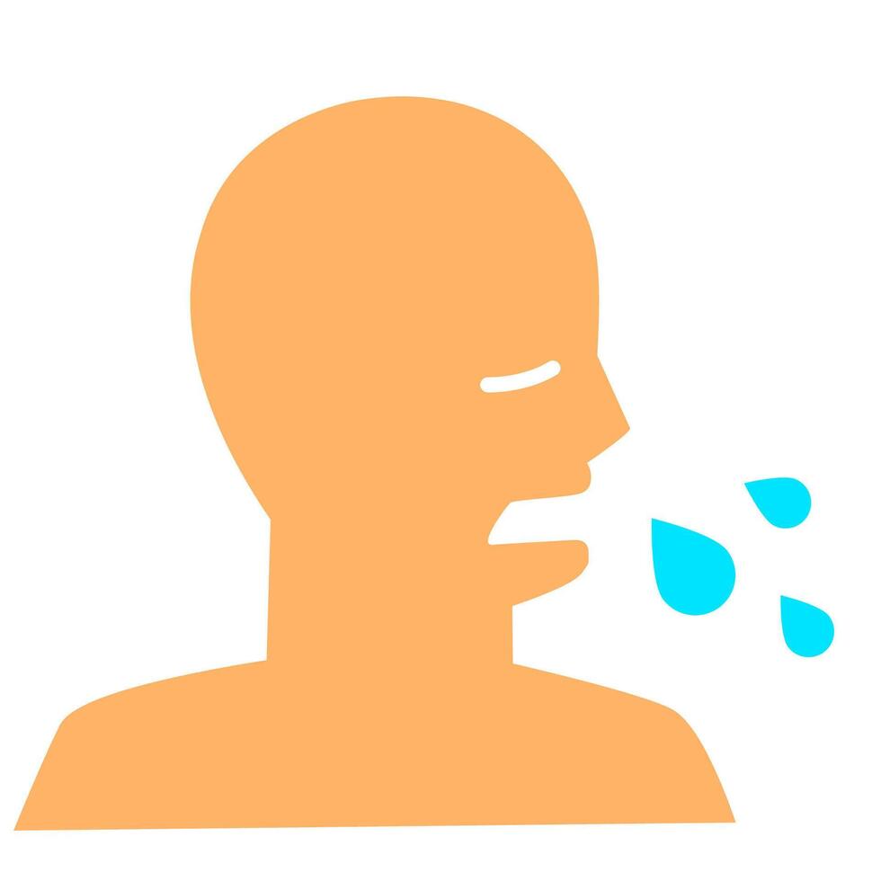 human in influenza illustration sign vector