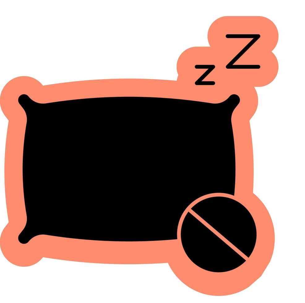 unsleep insomnia icon vector