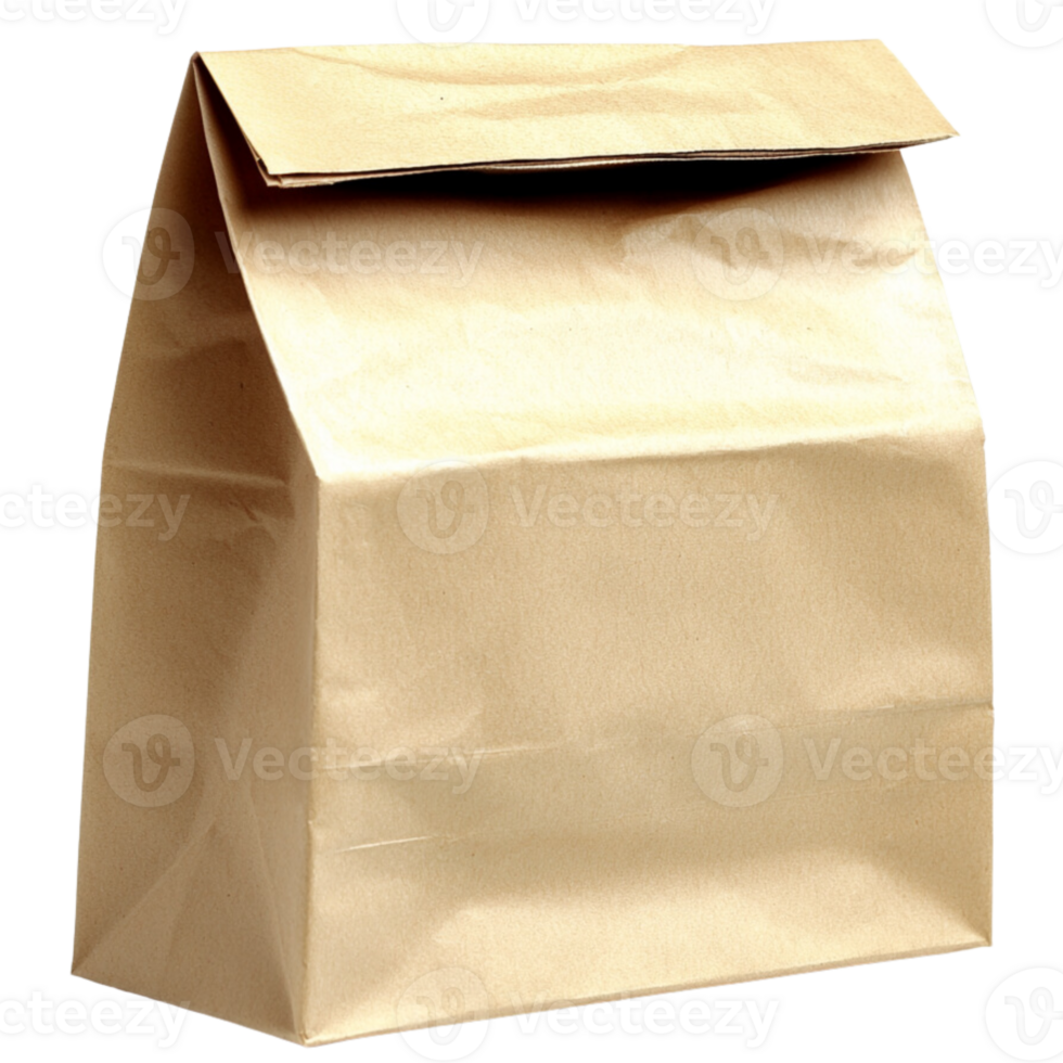 Brown paper bag png