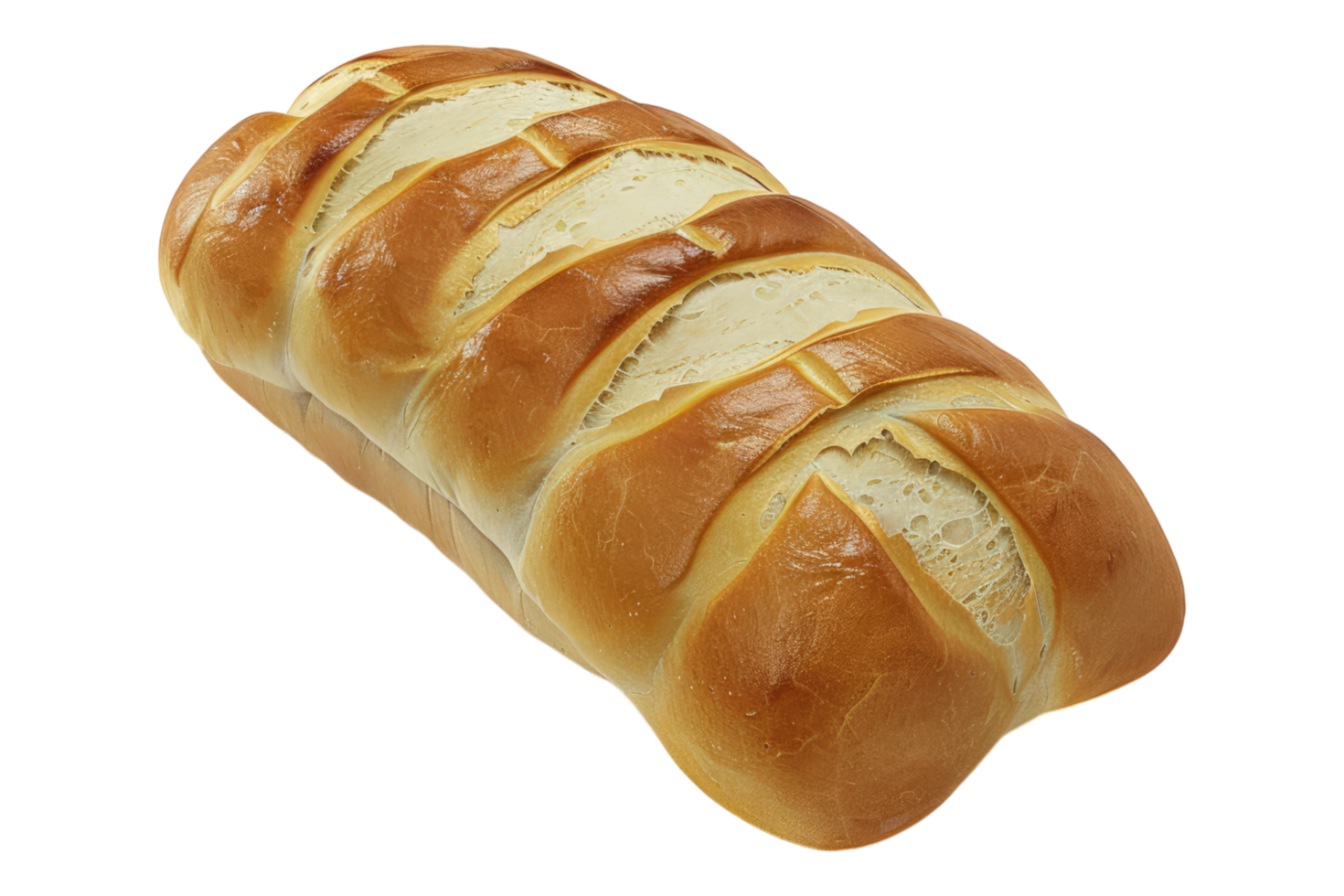 Bread loaf on transparent background png