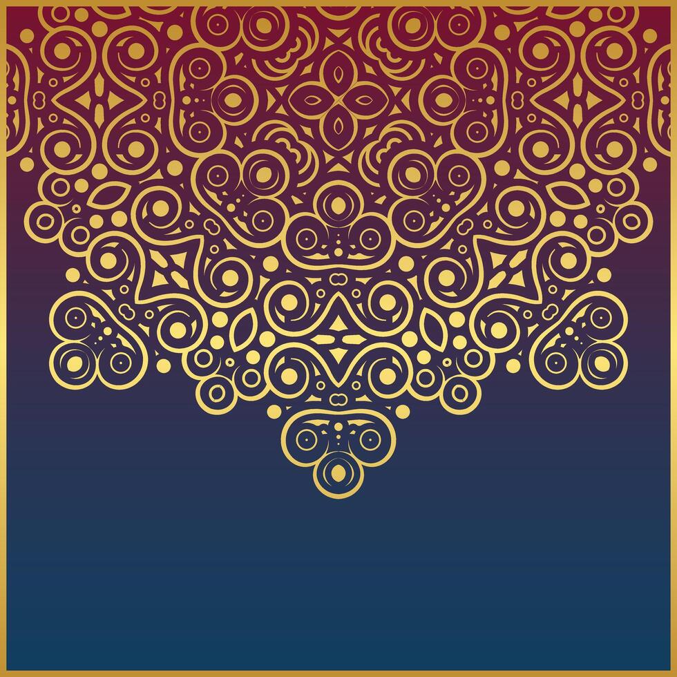 gold color mandala background concept design template. vector