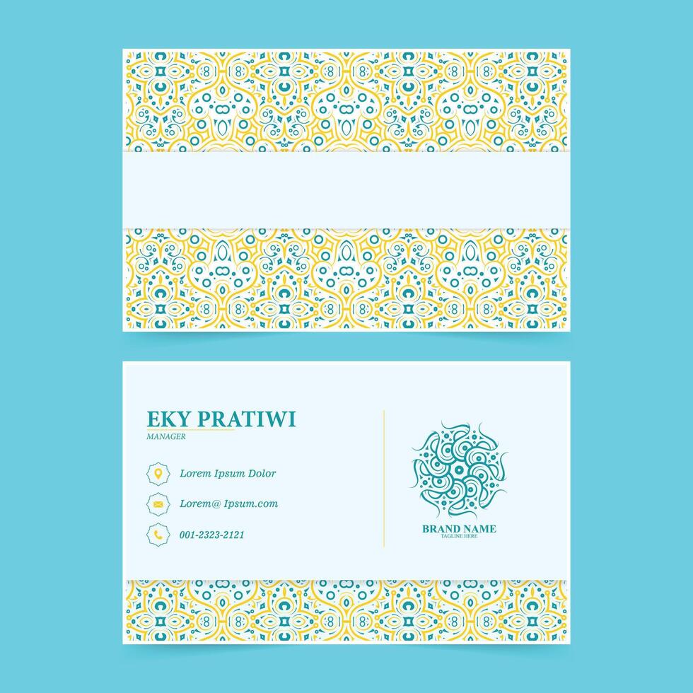 Modern ornamental logos and business cards. vector