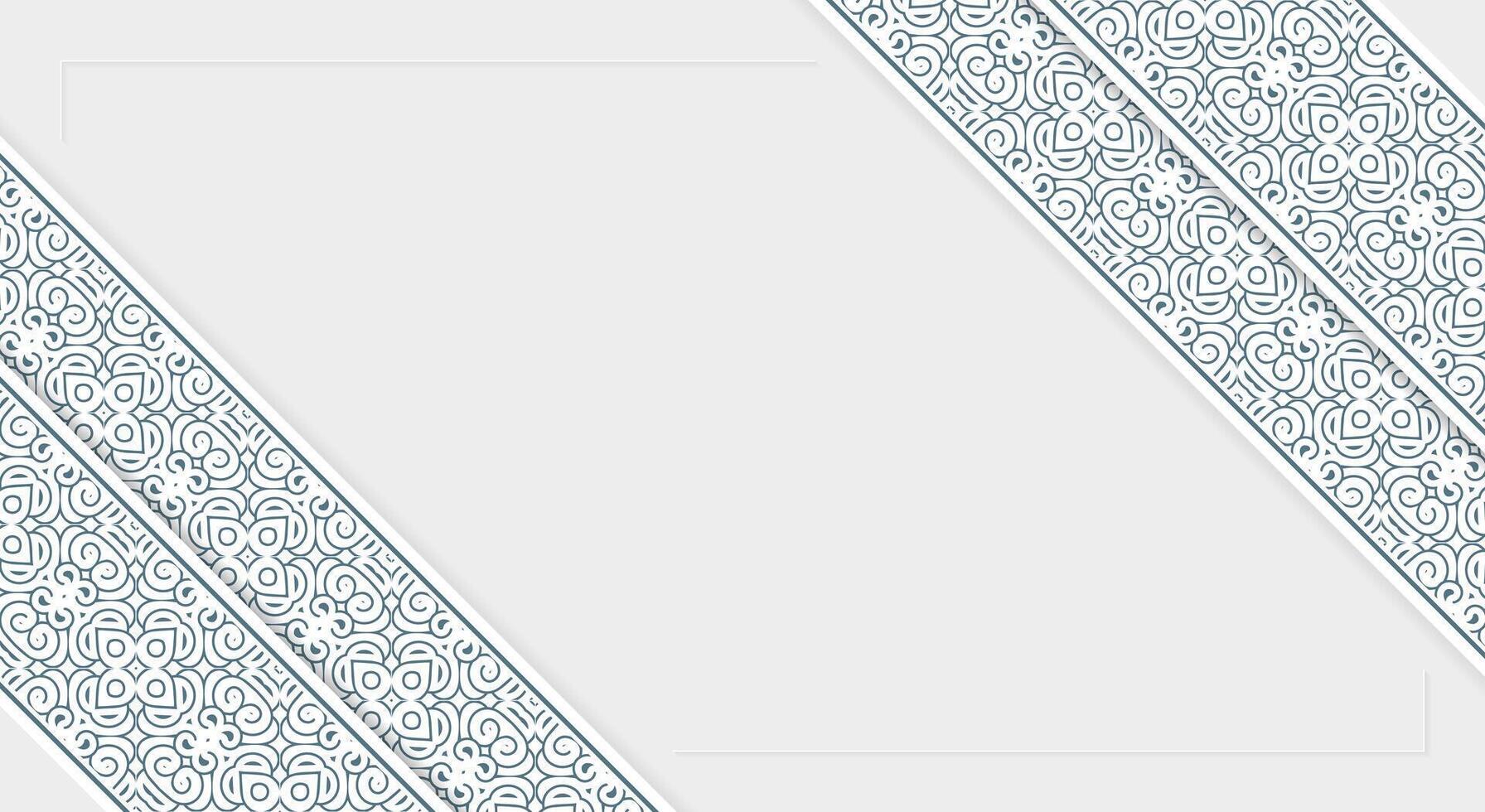 ornament border pattern background design template vector