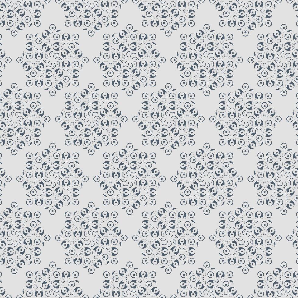 classic mandala seamless pattern template vector