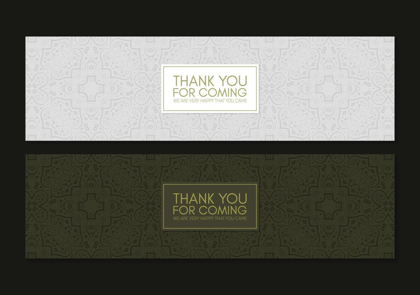 thank you wedding card. vector