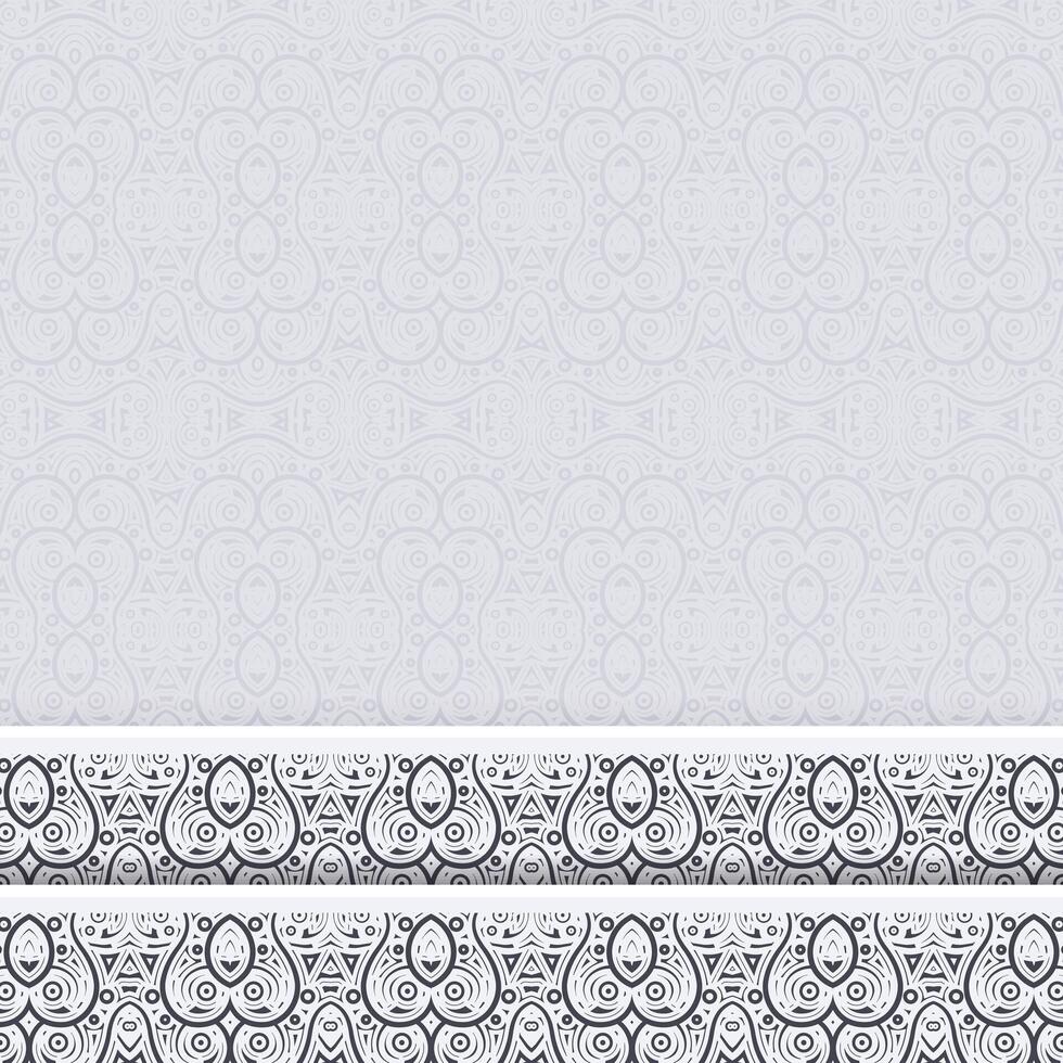 classic ornament border pattern background vector