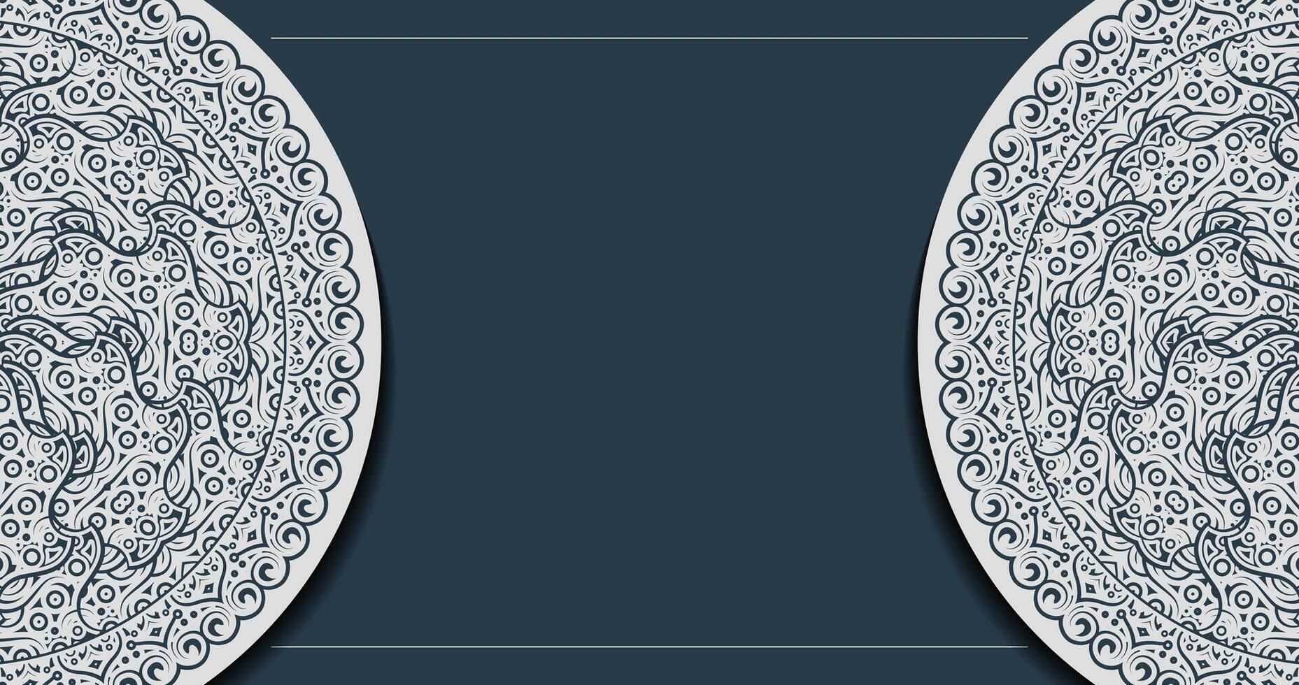 decorative mandala ornamental background design template. vector