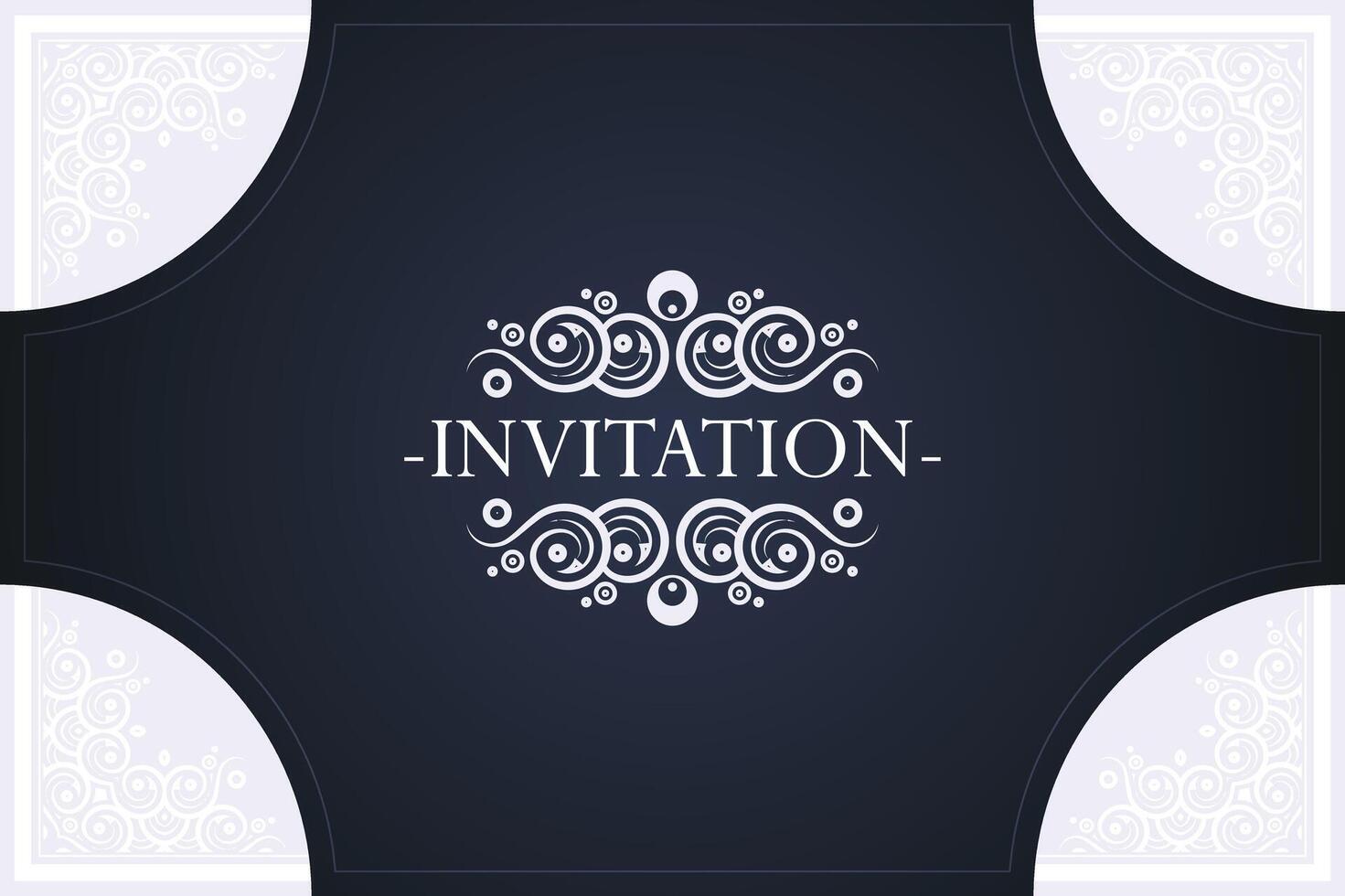 Colorful invitation background style ornamental pattern. vector