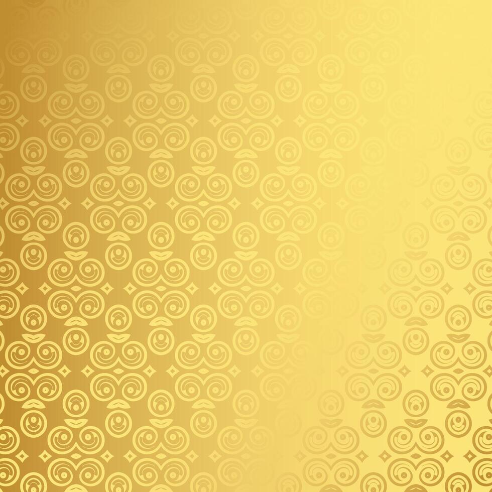 Luxury golden art line pattern design vector