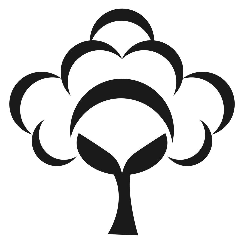cotton logo icon vector