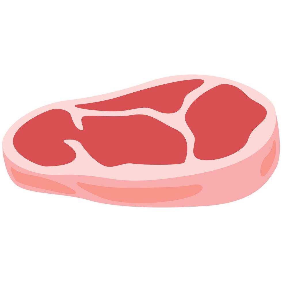 Raw meat closeup, ideal for food blogs, restaurant menus, butcher shops, or food industry marketing materials. Authentic, fresh product shot. vector