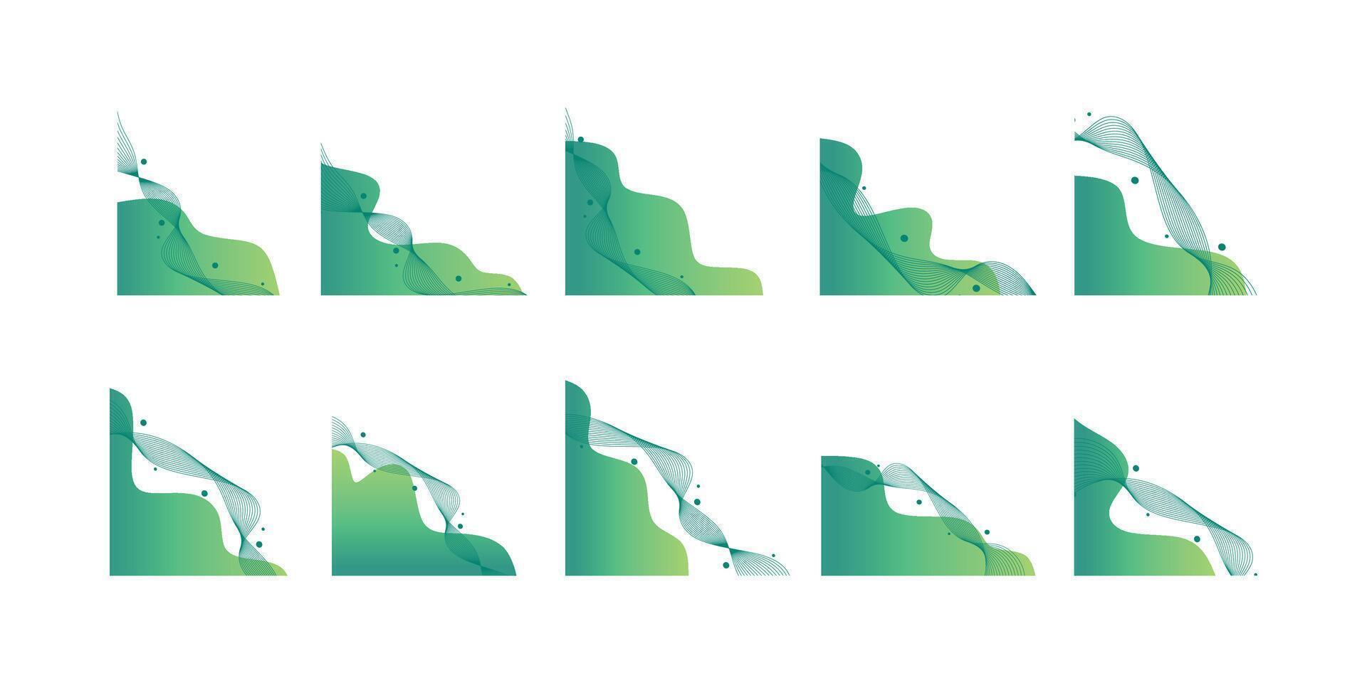 Gradient Cover Border Illustration vector