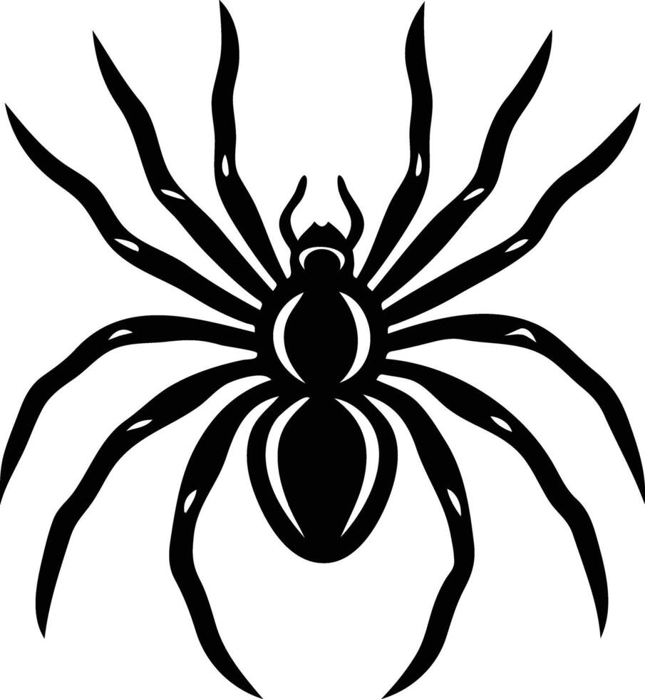 Haunting Spooky Spider Silhouette Available on EPS File vector