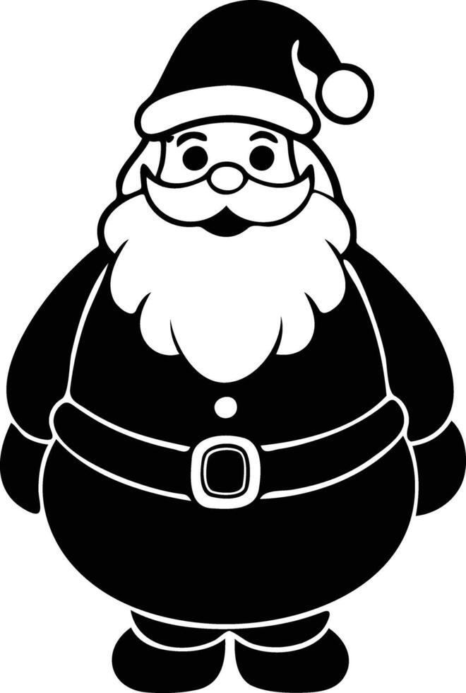 Gift Giving Santa Claus Available on EPS File vector