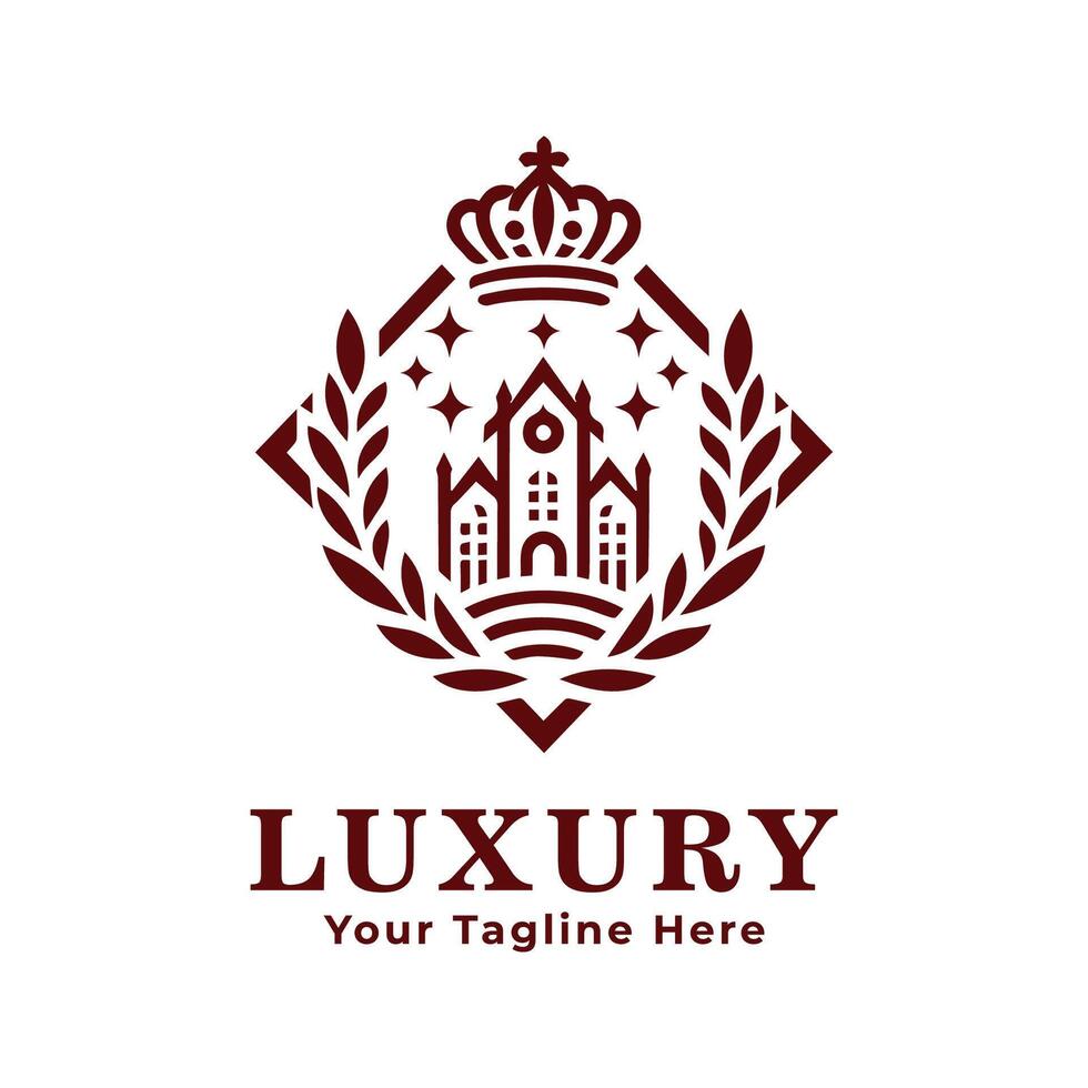 Logo Simple Luxury Illustration vector
