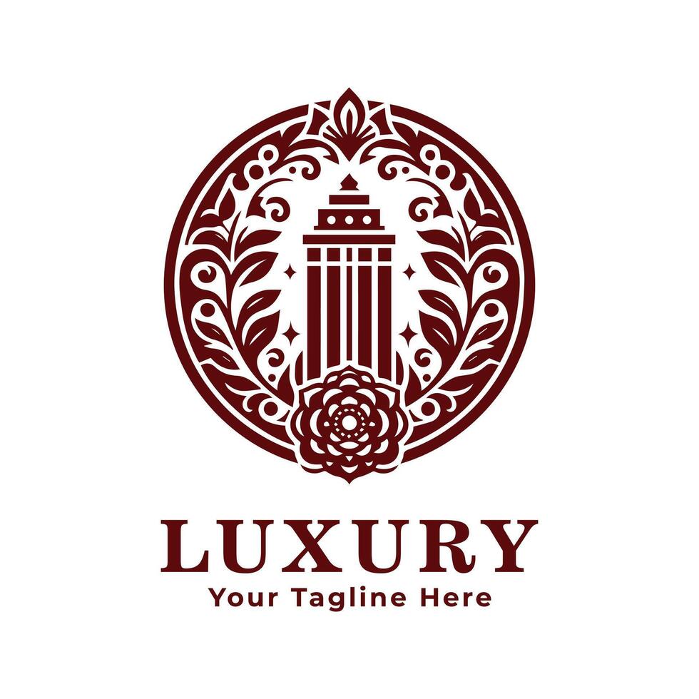 Luxury Logo Simple Design vector