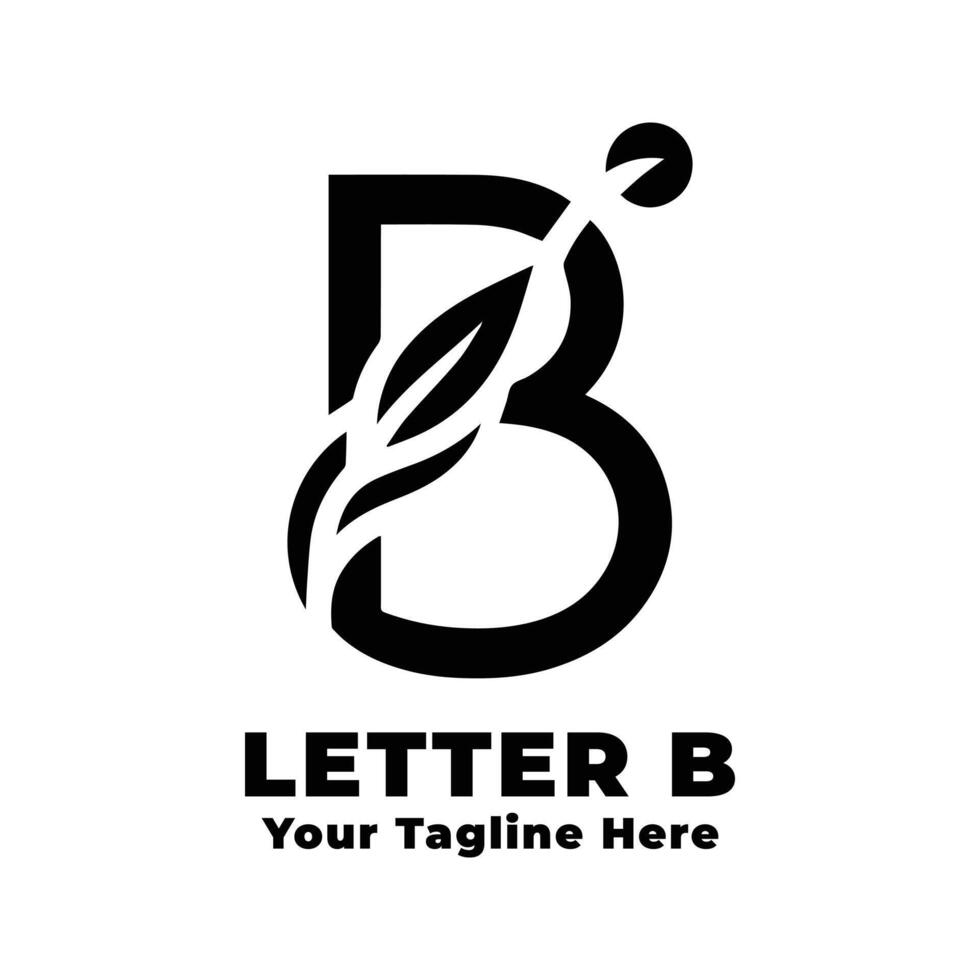 Logo Letter B Simple Illustration Design vector