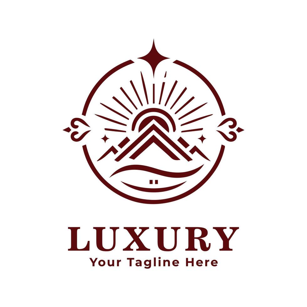 Simple Logo Luxury Design Illustration vector