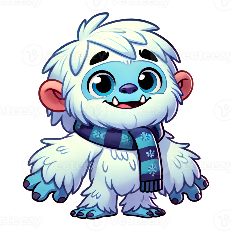 A cartoon character with a scarf on png