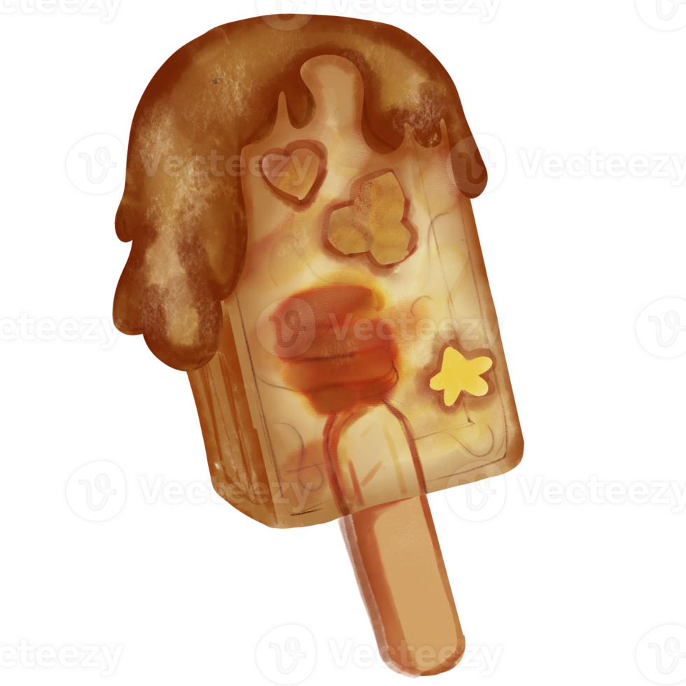 magic rose gold ice cream png