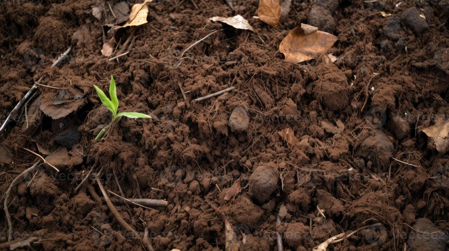 forest brown soil photo