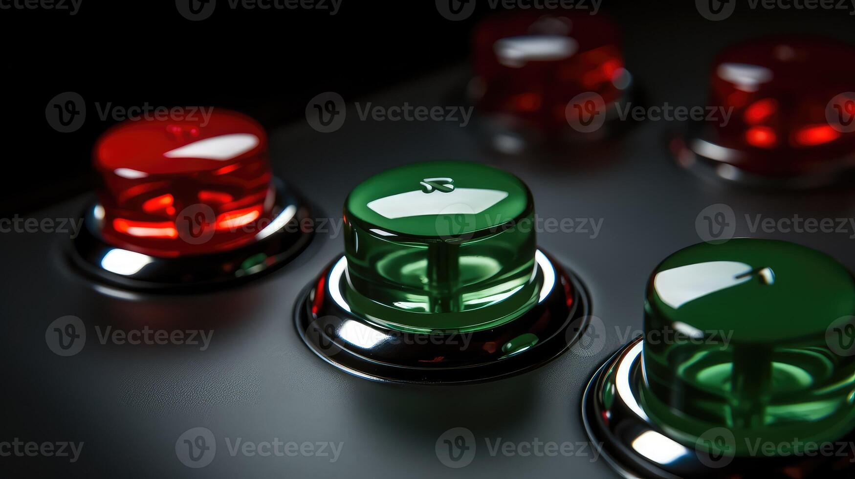 panel on and off slider buttons red and green switch photo