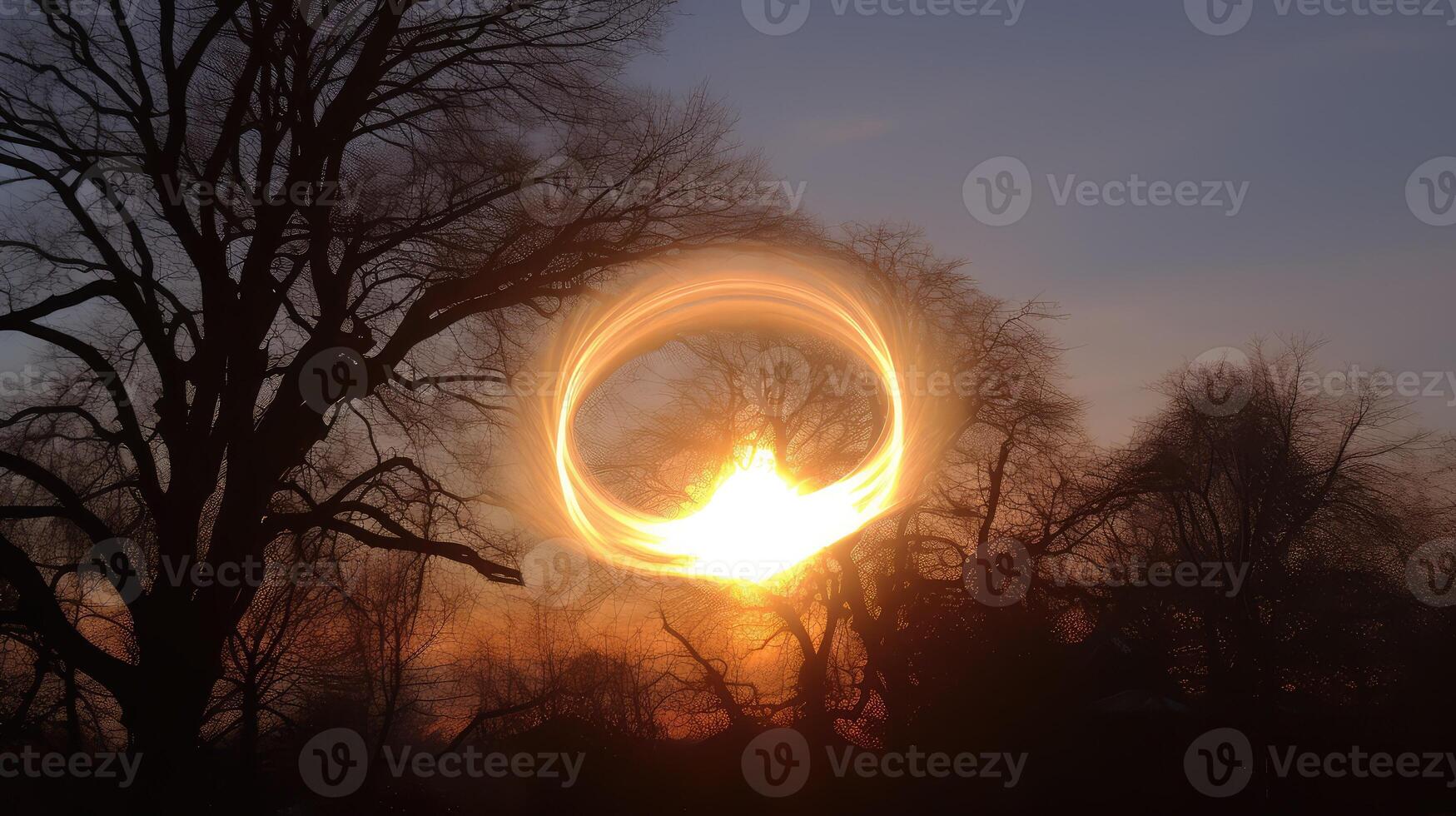 natural sun halo photo