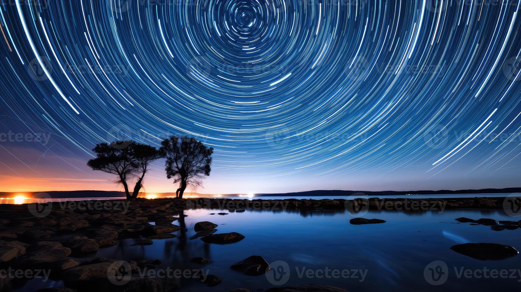 exposure stars line photo