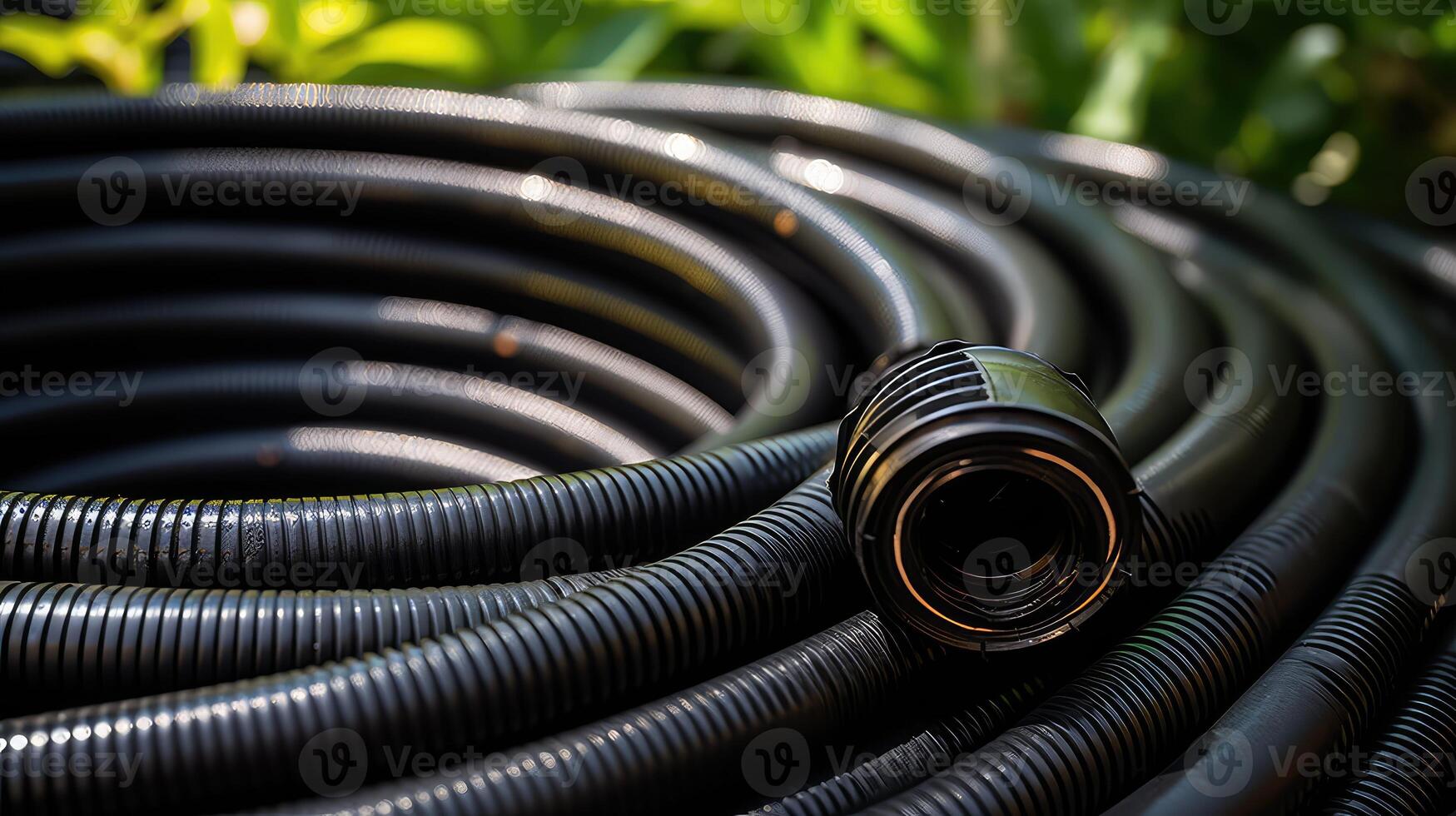 garden black rubber photo