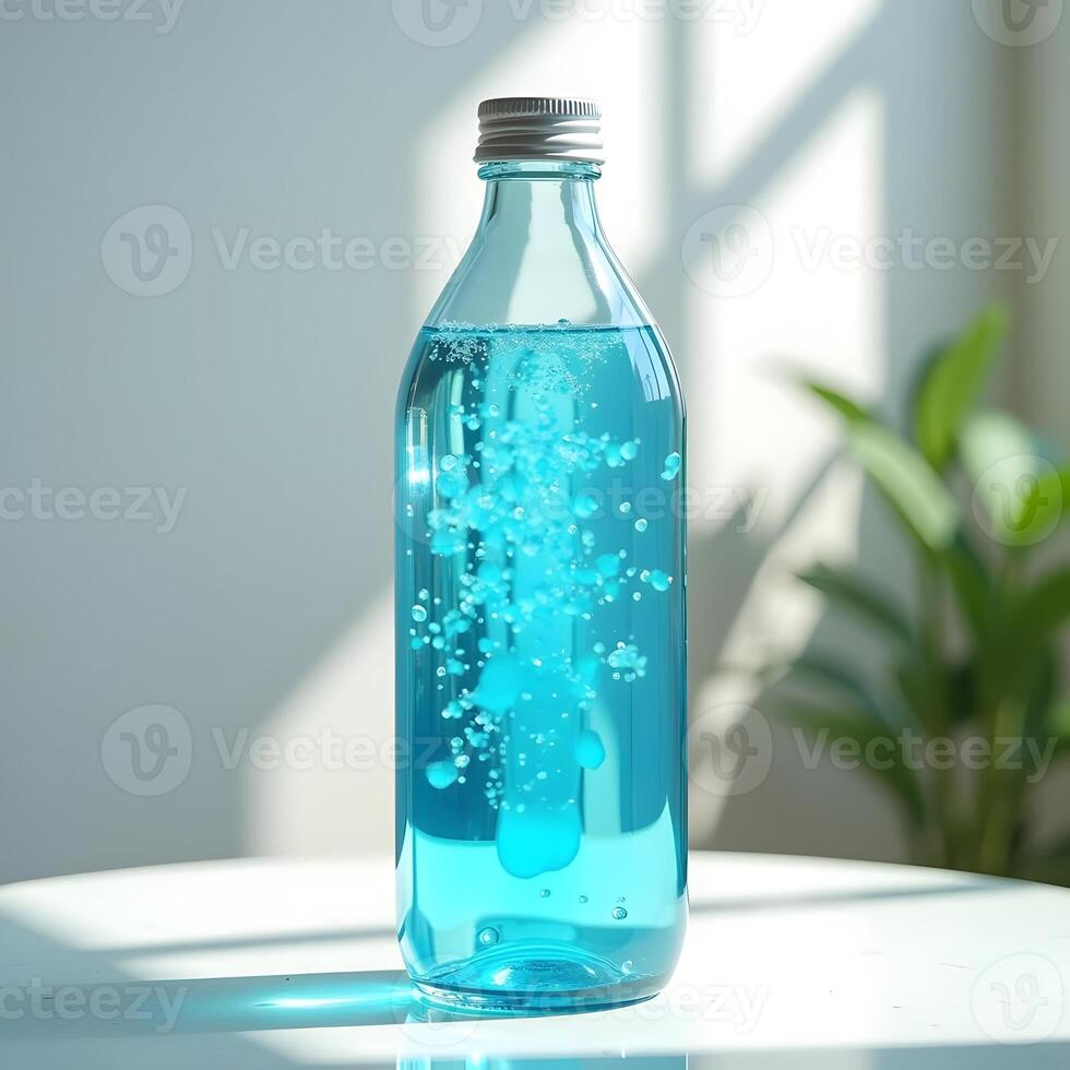 Rays of Ocean Delight The Mystery Inside the Crystal Clear Bottle photo