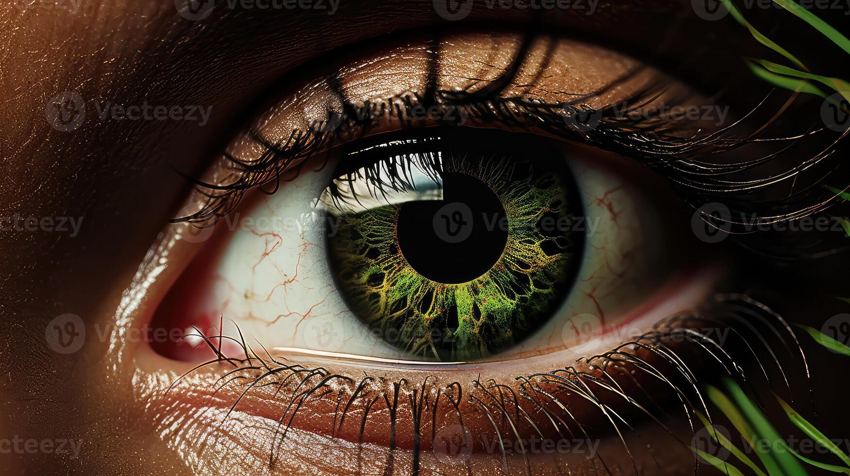 color dark brown eye photo