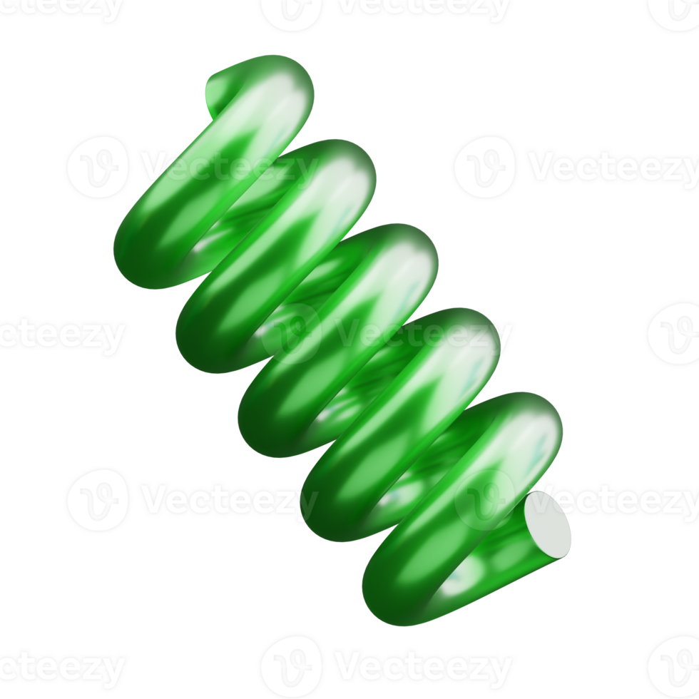 Abstract Spiral Shape 3D Icon png