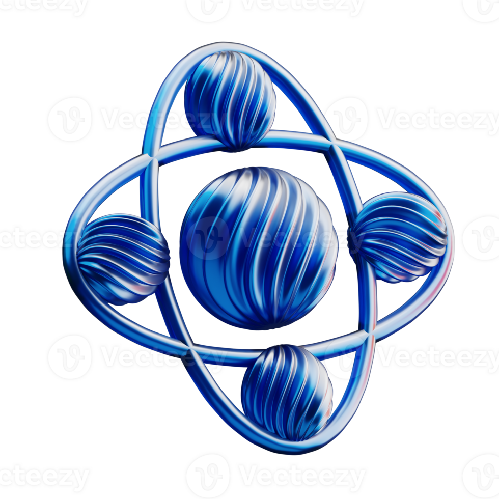 Ellipse knot Shape 3D Icon png