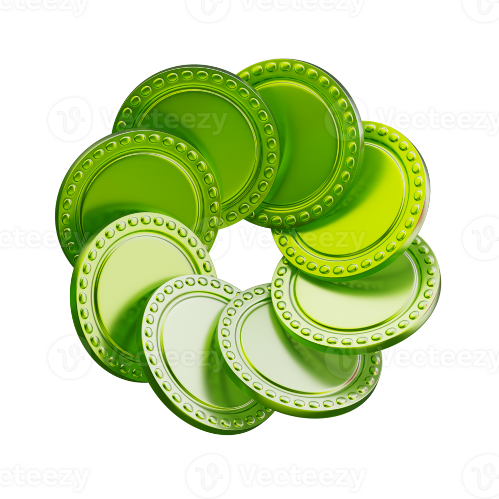 Flower Abstract Shape 3D Icon png