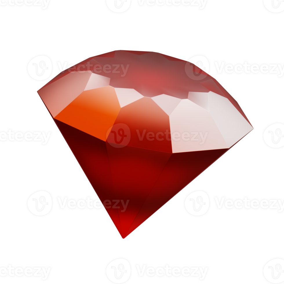 Diamond Shape 3D Icon png