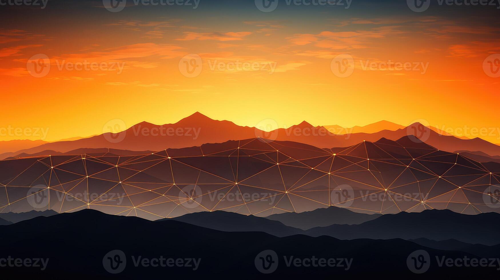mountains white network background photo