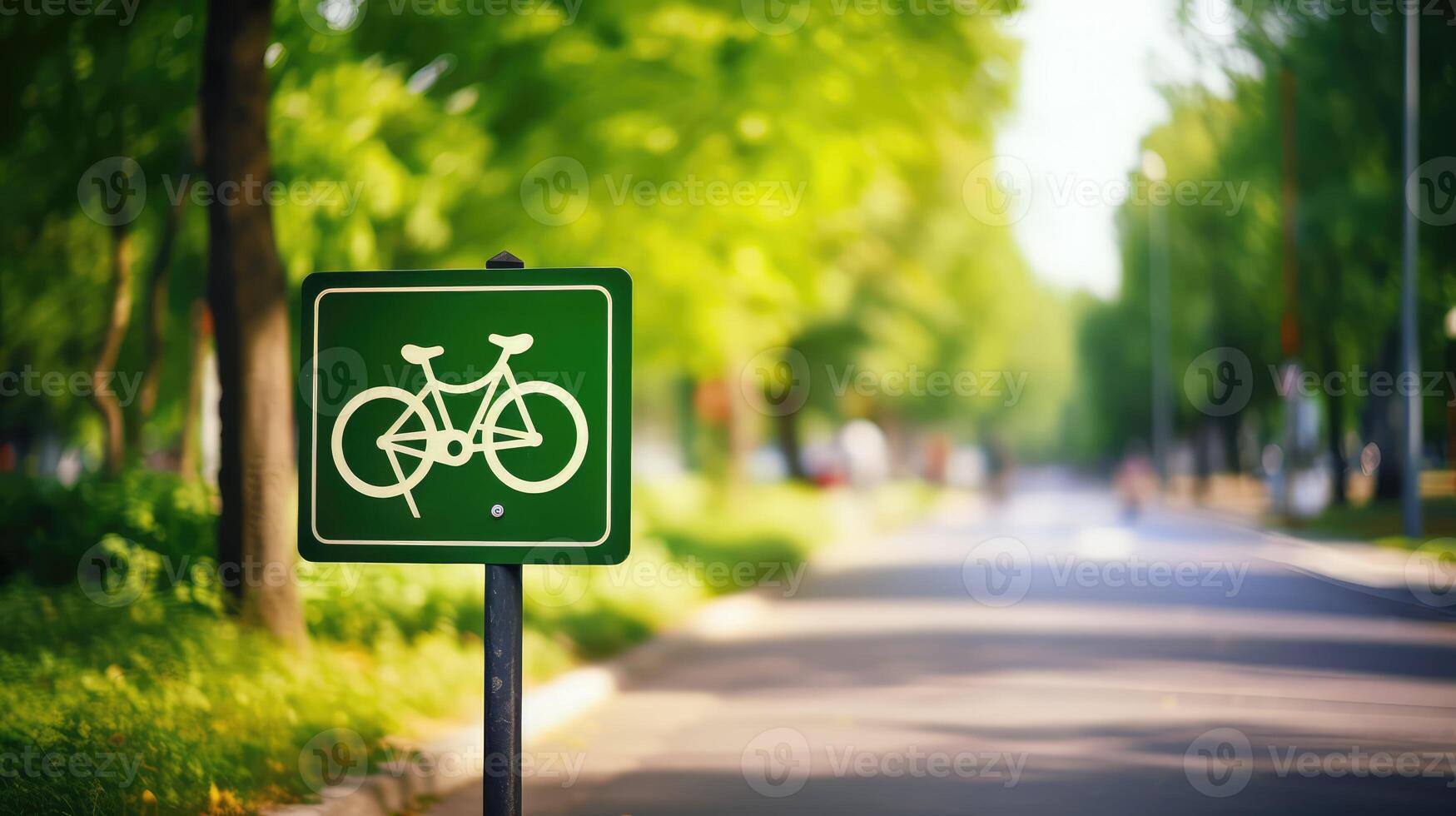 lane road sign green photo