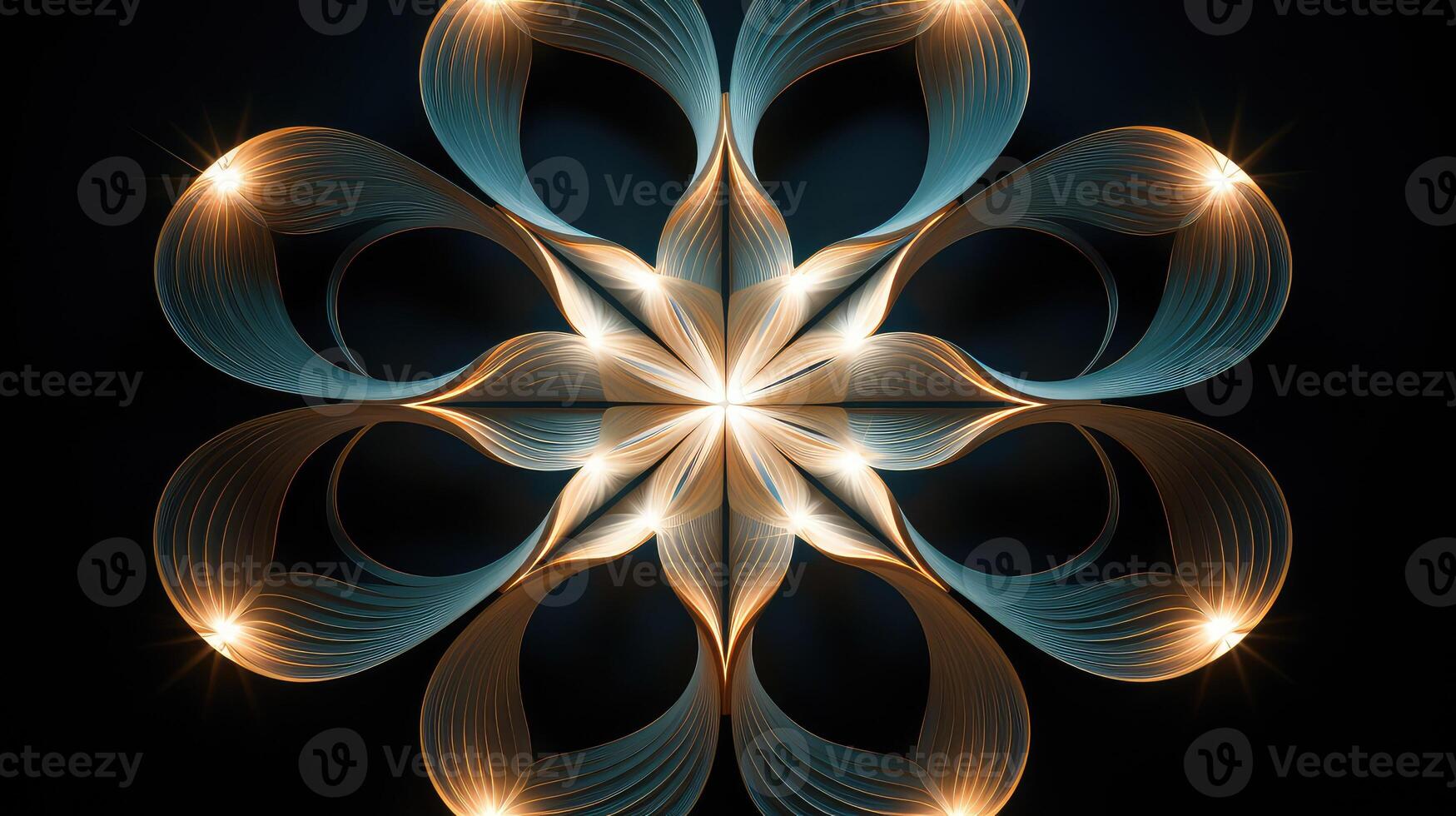 dynamic light geometric pattern photo