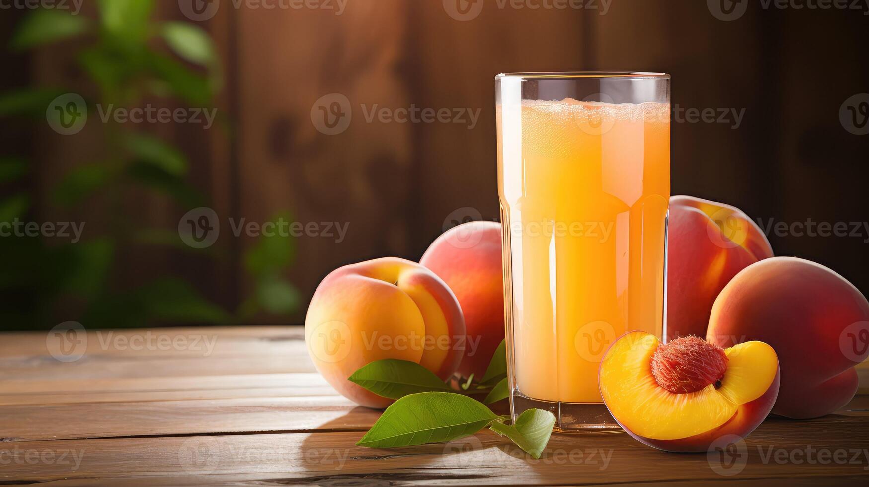 fresh juice peach fruit photo