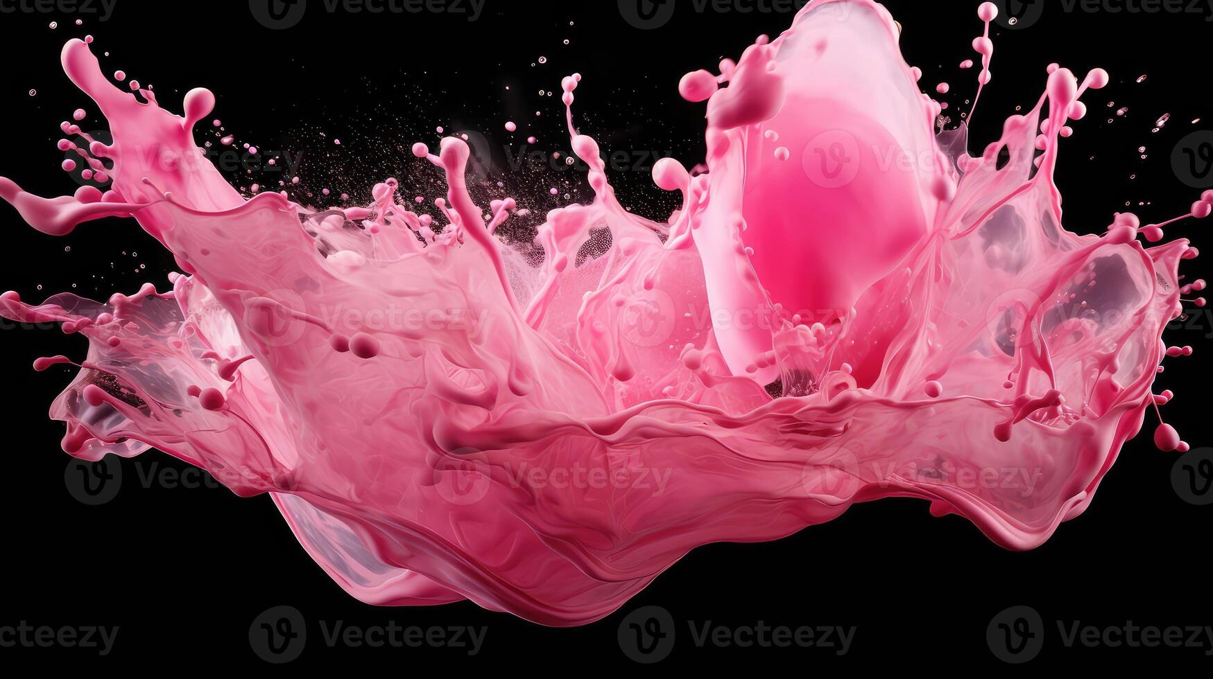 photograph pink liquid splash photo