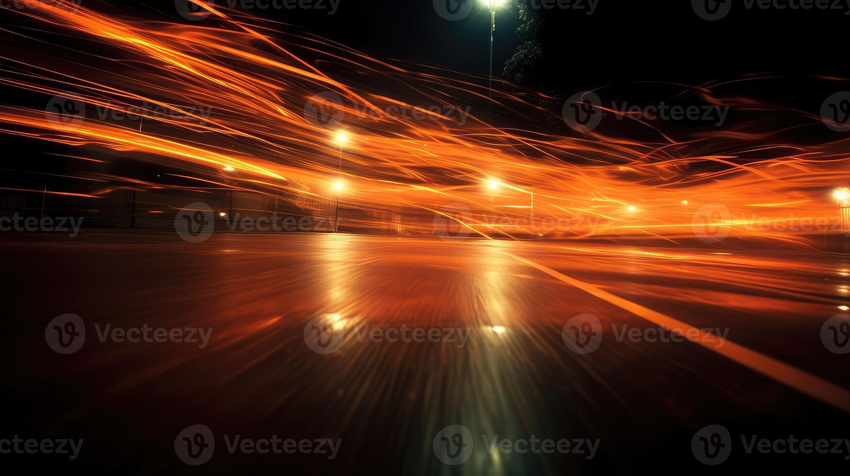 shot basketball court lights photo