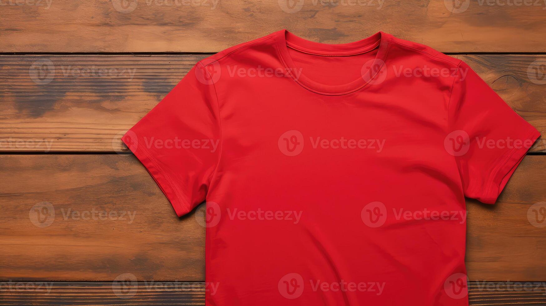 canvas red tshirt mockup photo