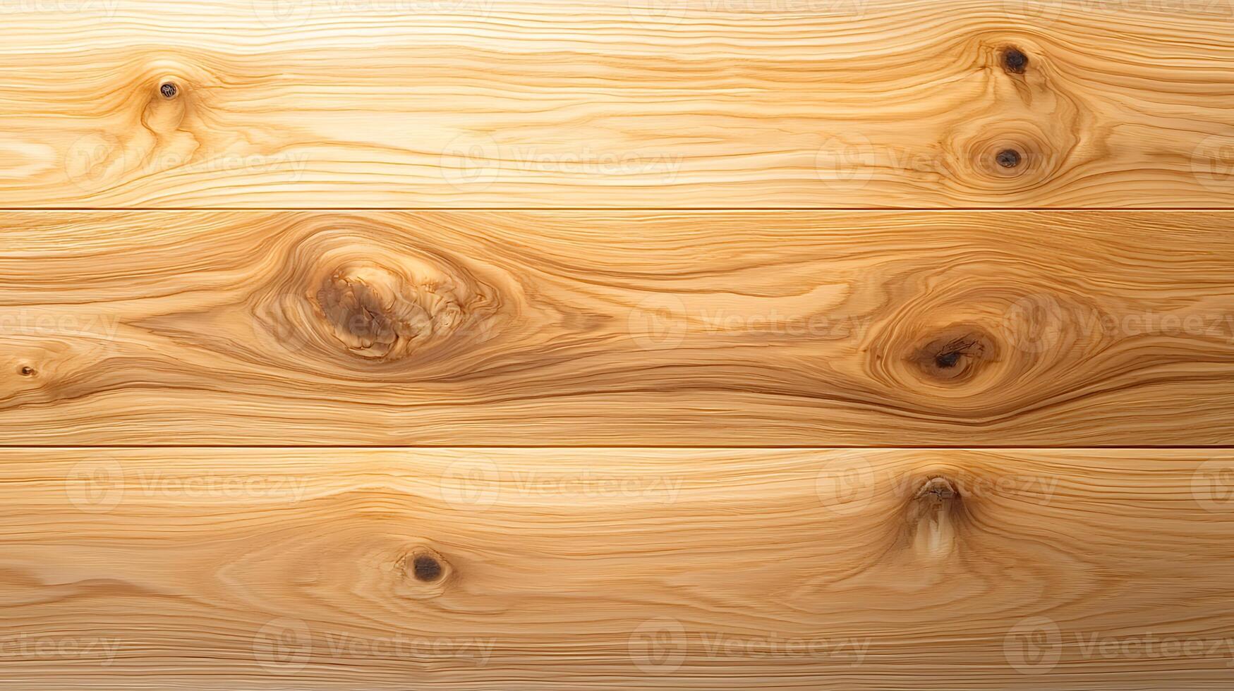 Close-up view of natural wood grain patterns on smooth planks showcasing texture and warmth photo