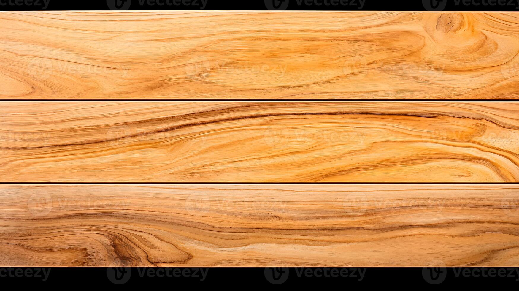Close-up view of polished wooden planks showcasing natural grain patterns and textures photo