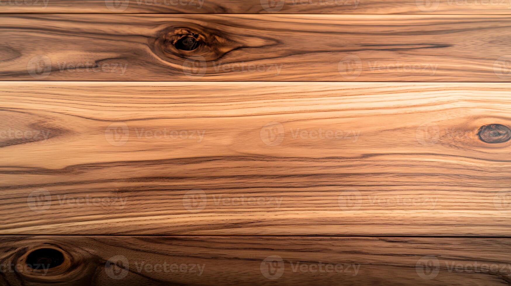 Close-up view of polished wooden planks showcasing rich textures and natural patterns photo