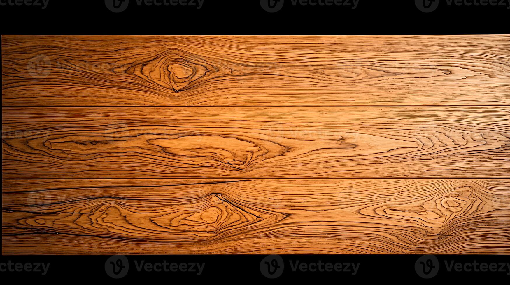 Close-up view of polished wooden surface displaying intricate grain patterns and textures photo