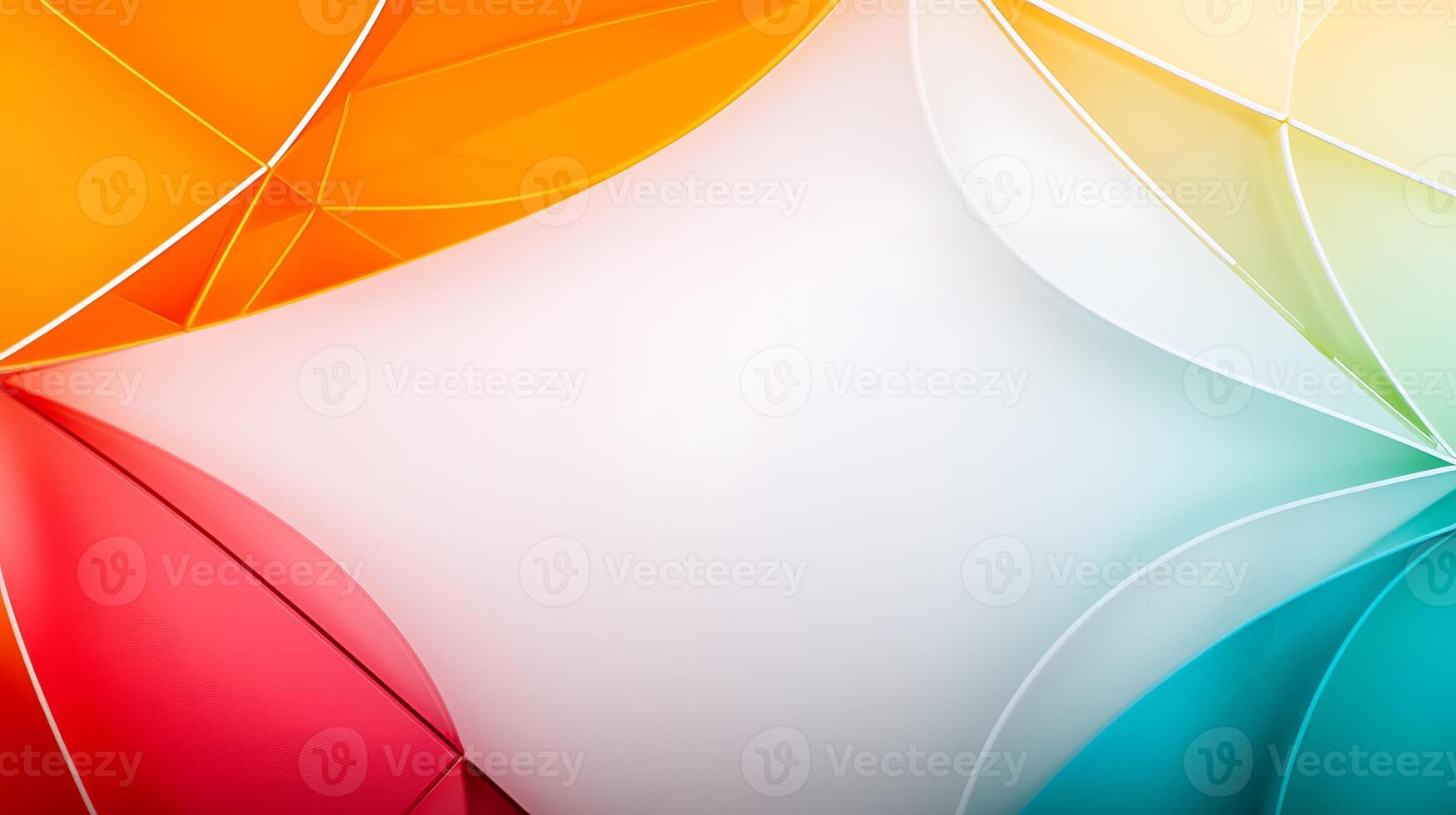 Colorful abstract background with layered shapes in vibrant hues creating a dynamic design photo