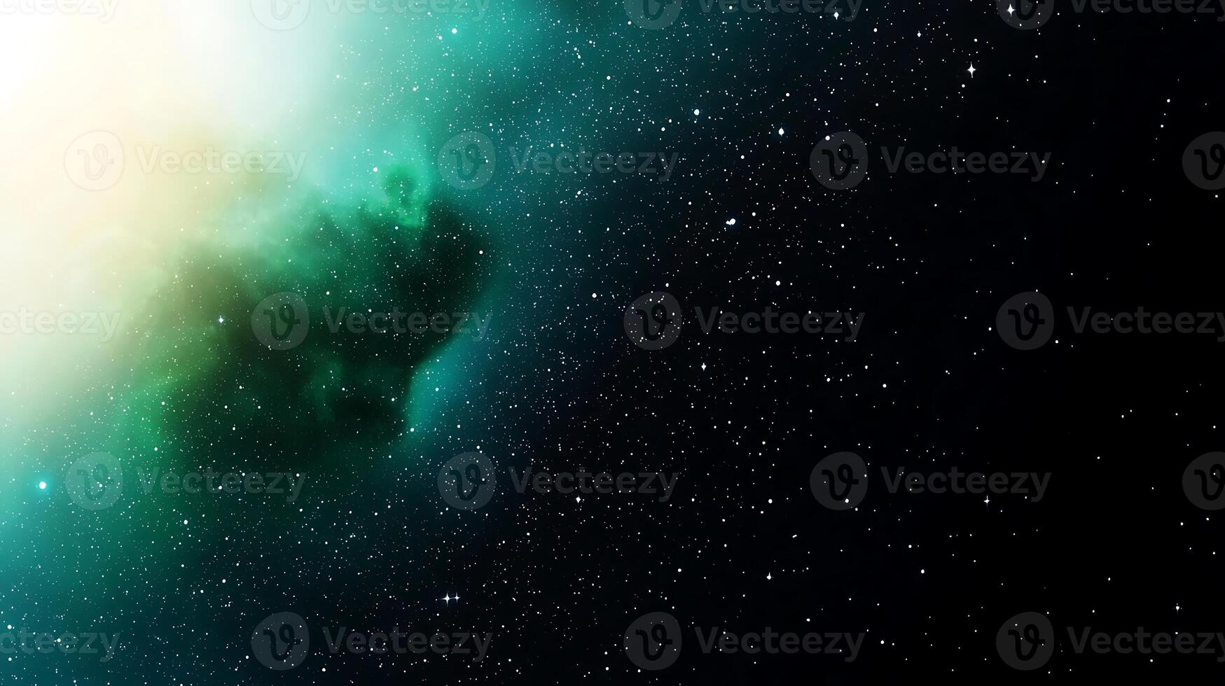 Stunning cosmic scene with vibrant nebula and countless stars in deep space background photo