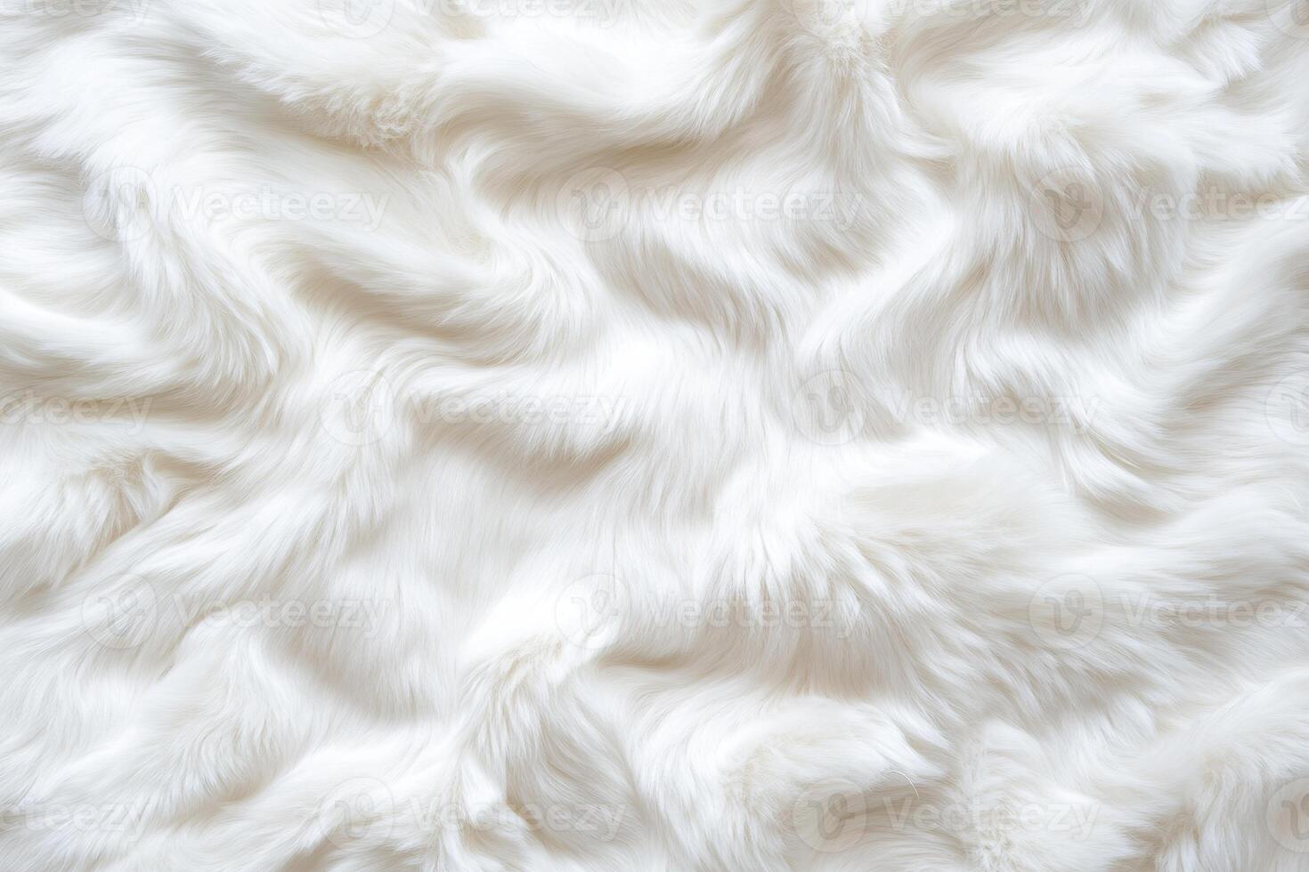 Softly illuminated white faux fur serves as a luxurious backdrop, featuring gentle wavy textures that enhance the airy, dreamy aesthetic perfect for cozy settings photo