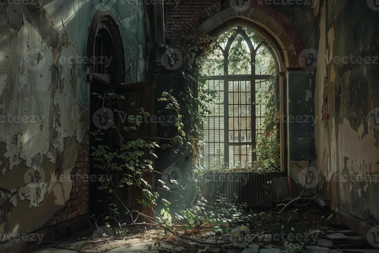 The abandoned church in the game, the last of us photo
